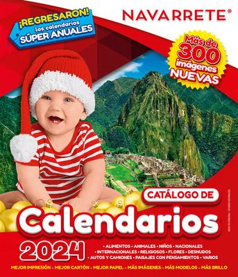 Ofertas de Viajes y ocio en Lima | Calendarios 2024 de Distribuidora Navarrete | 26/9/2023 - 14/1/2024