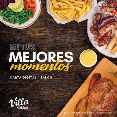 Ofertas de Restaurantes en Lima | CARTA LIMA SALÓN 2023 de Villa Chicken & Grill | 4/10/2023 - 31/12/2023