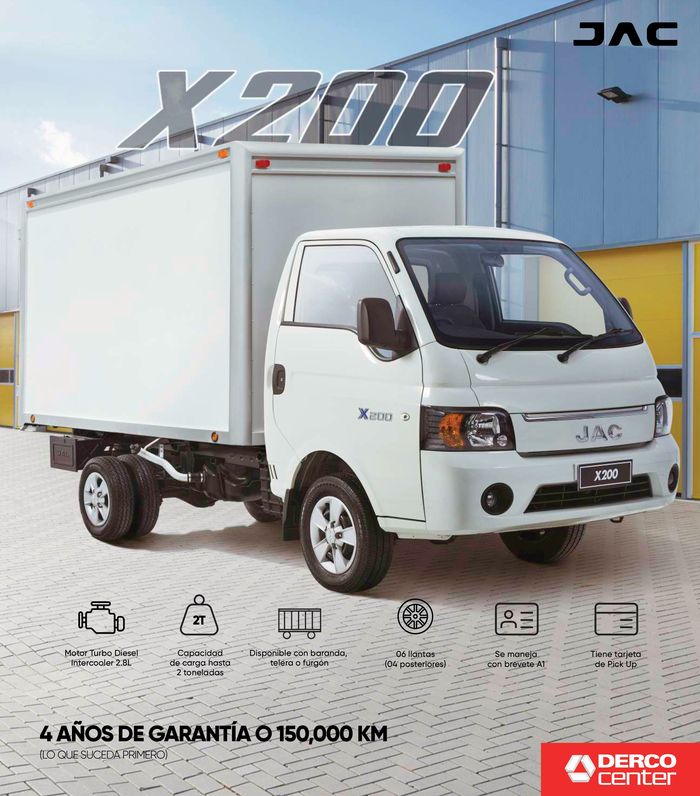Catálogo Jac Motors en Chiclayo | X200 | 20/10/2023 - 31/5/2024