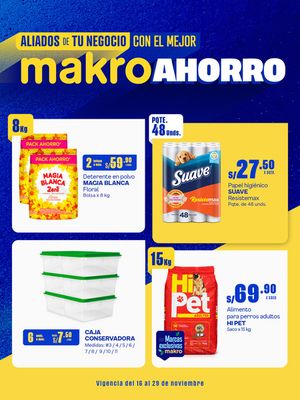 Ofertas de Supermercados en Cayma | Ofertas  de Makro | 16/11/2023 - 29/11/2023