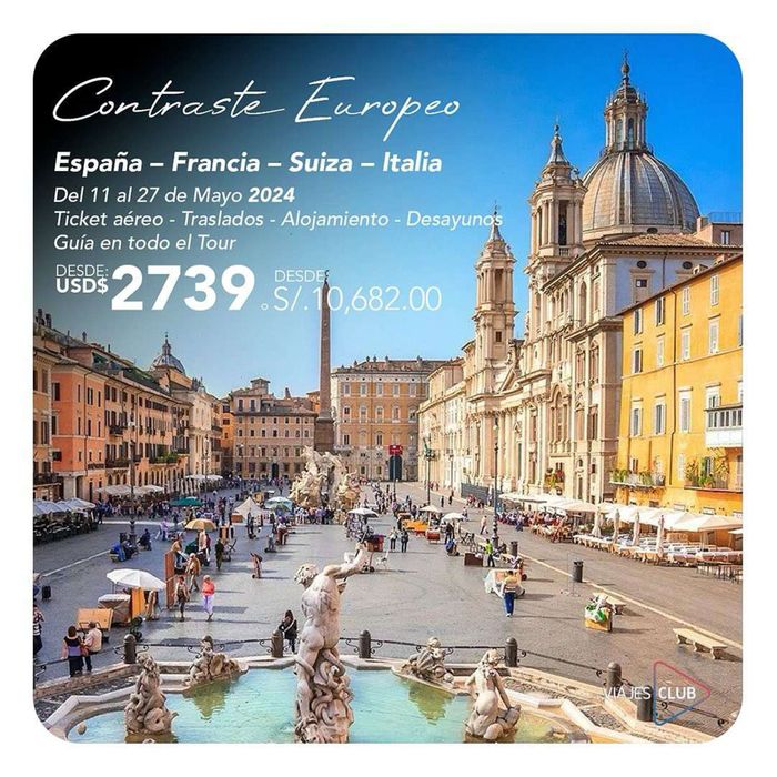 Catálogo Viajes Club | Contraste Europeo  | 11/5/2024 - 27/5/2024