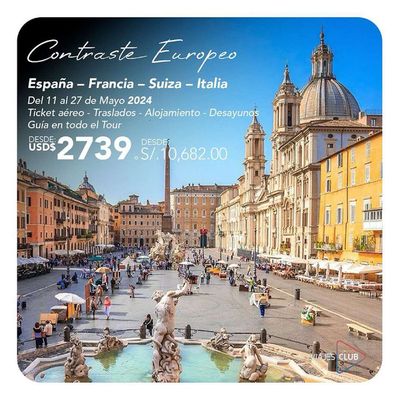 Catálogo Viajes Club en Callao | Contraste Europeo  | 11/5/2024 - 27/5/2024