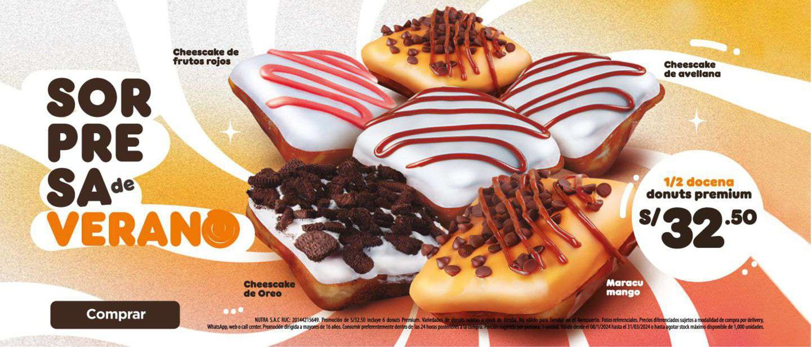 Catálogo Dunkin Donuts | Sorpresa de verano  | 16/1/2024 - 31/3/2024