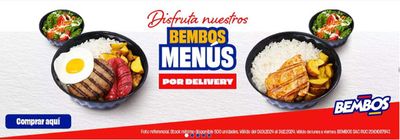 Ofertas de Restaurantes en Cusco | Bembos Menús  de Bembos | 23/1/2024 - 15/3/2024