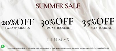 Ofertas de Hogar y muebles en Santa Clara | Summer Sale  de Plumas | 19/2/2024 - 7/3/2024