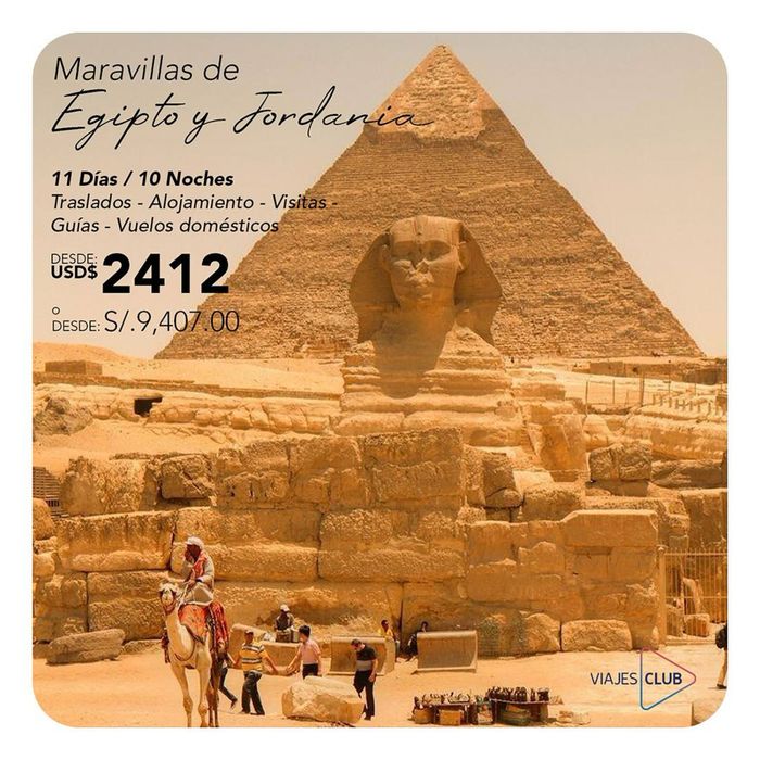 Catálogo Viajes Club en Lima | Egipto y Fordania | 23/2/2024 - 31/3/2024