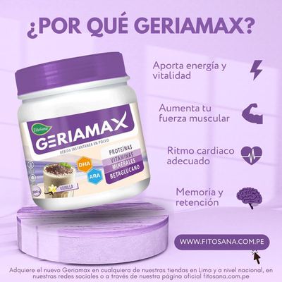 Ofertas de Perfumerías y belleza en Arequipa | Geriamax de Fitosana | 27/2/2024 - 9/3/2024