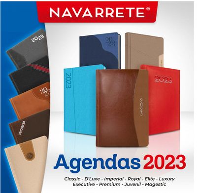 Catálogo Distribuidora Navarrete | Catálogo Agendas Navarrete 2023  | 24/10/2022 - 31/12/2023