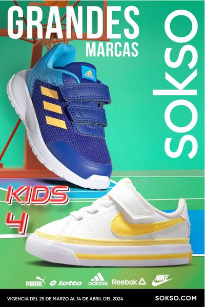 Catálogo Sokso en Huacho | GRANDES MARCAS KIDS  | 25/3/2024 - 14/4/2024
