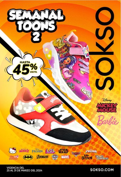 Ofertas de Ropa, zapatos y complementos en Barranca | Semanal Toons 2  de Sokso | 25/3/2024 - 31/3/2024