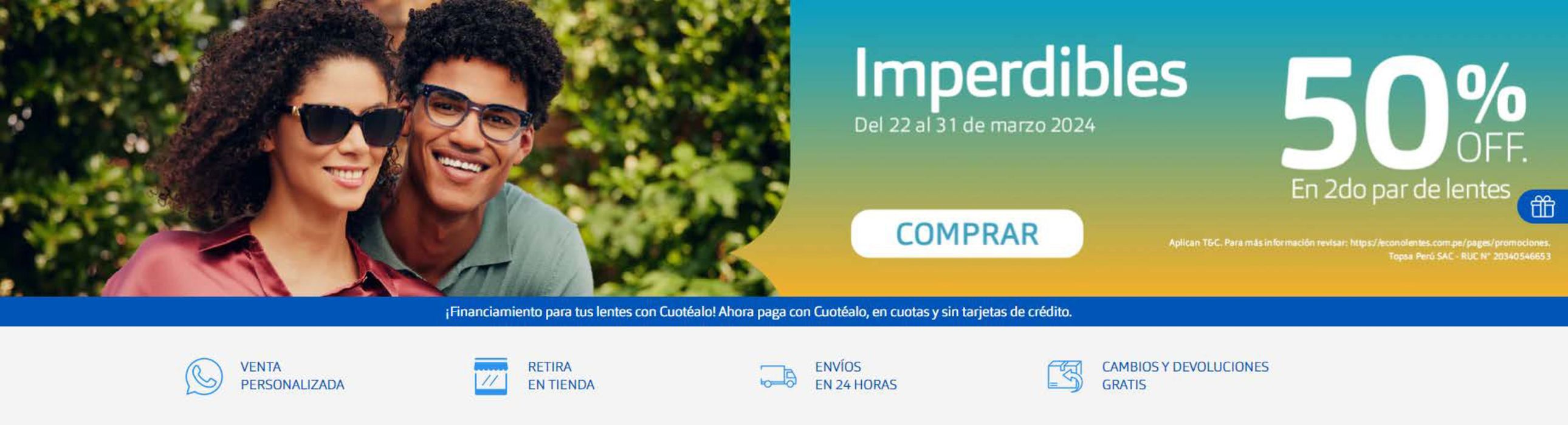Catálogo Econolentes en Piura | Imperdibles  | 25/3/2024 - 31/3/2024