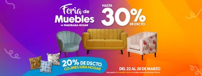Ofertas de Hogar y muebles en Lima | Feria de muebles  de Panorama Hogar | 25/3/2024 - 28/3/2024