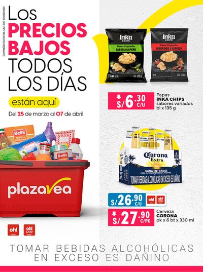 Ofertas de Supermercados en Pisco | Los precios bajos todos los días  de Plaza Vea | 26/3/2024 - 7/4/2024