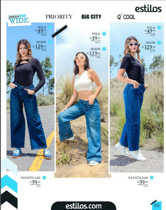 Catálogo Estilos en Lima | Jeans & Zapatillas  | 26/3/2024 - 10/4/2024