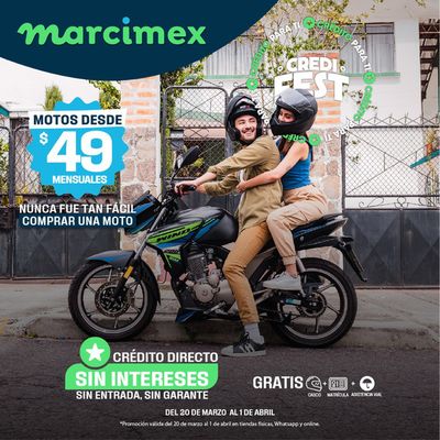 Catálogo Marcimex en Jaén | Motos  | 26/3/2024 - 1/4/2024