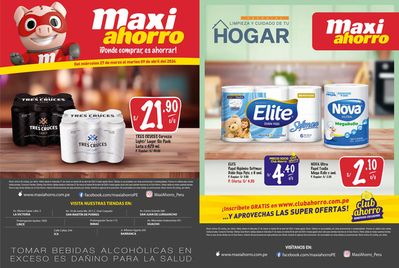 Catálogo MaxiAhorro en Huacho | MaxiAhorro Ofertas | 27/3/2024 - 9/4/2024