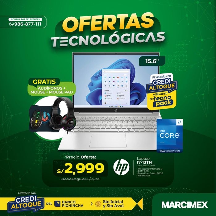 Catálogo Marcimex en Chincha Alta | Ofertas Tecnológicas  | 28/3/2024 - 17/4/2024