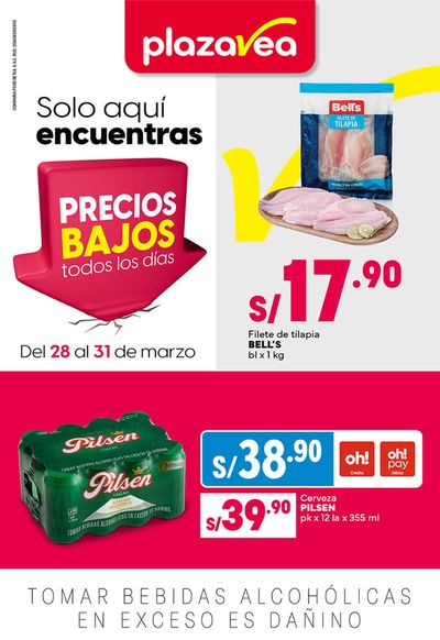 Ofertas de Supermercados en Huaral | Precios Bajos  de Plaza Vea | 29/3/2024 - 31/3/2024