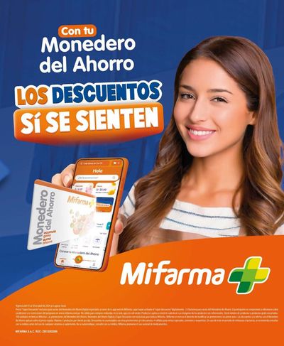 Ofertas de Salud y Farmacias | Los descuentos sí se sienten  de Mifarma | 2/4/2024 - 30/4/2024