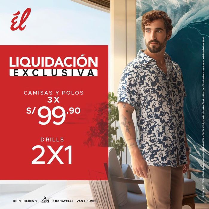 Catálogo Tiendas Él en Chincha Alta | Liquidación exclusiva  | 2/4/2024 - 30/4/2024