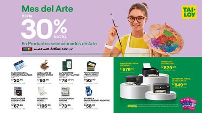 Ofertas de Tiendas por departamento en Trujillo | Mes del Arte  de Tai Loy | 4/4/2024 - 28/4/2024