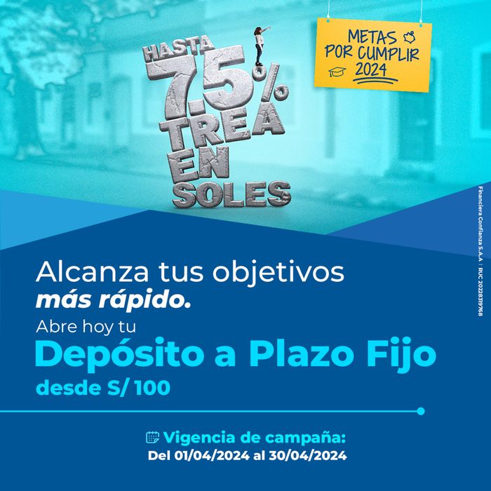 Catálogo Financiera Confianza en Arequipa | Promociones  | 4/4/2024 - 30/4/2024