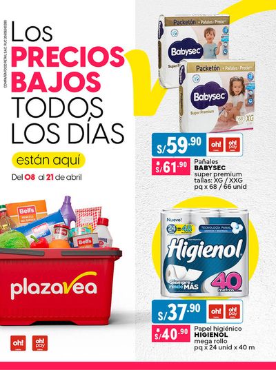 Catálogo Plaza Vea en Puno | Ofertas  | 9/4/2024 - 21/4/2024