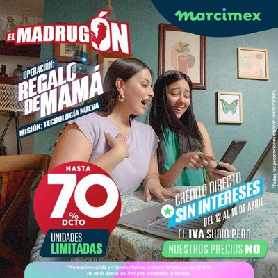 Catálogo Marcimex en Ica | Hasta 70 % Dcto  | 12/4/2024 - 16/4/2024