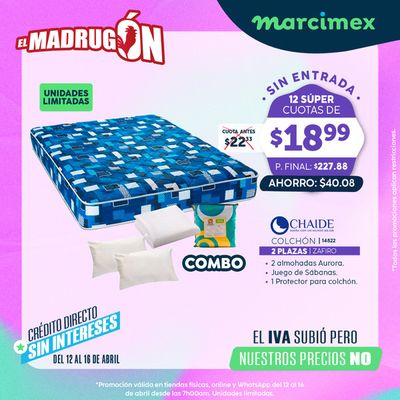 Catálogo Marcimex en Ica | Nuestros Precios No  | 12/4/2024 - 16/4/2024