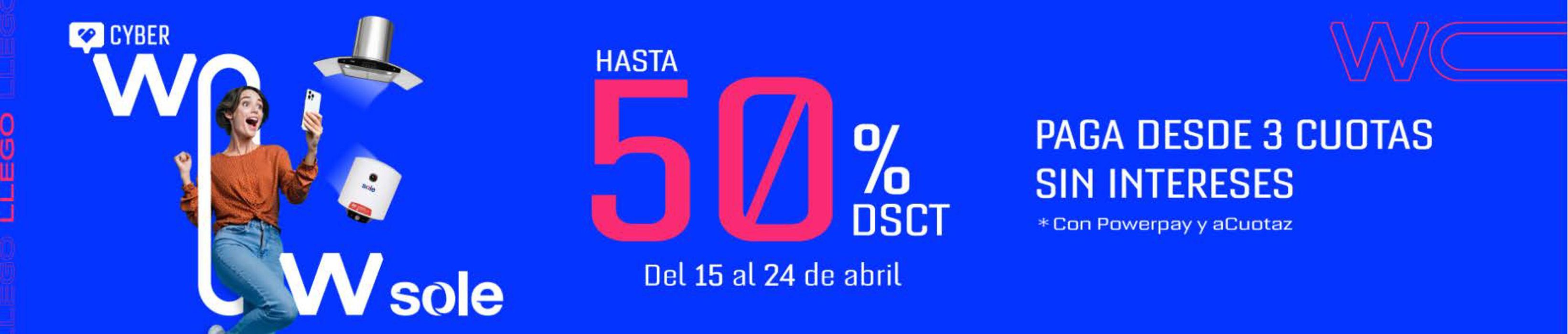 Catálogo Sole en Lima | Hasta 50 % Dsct | 15/4/2024 - 24/4/2024