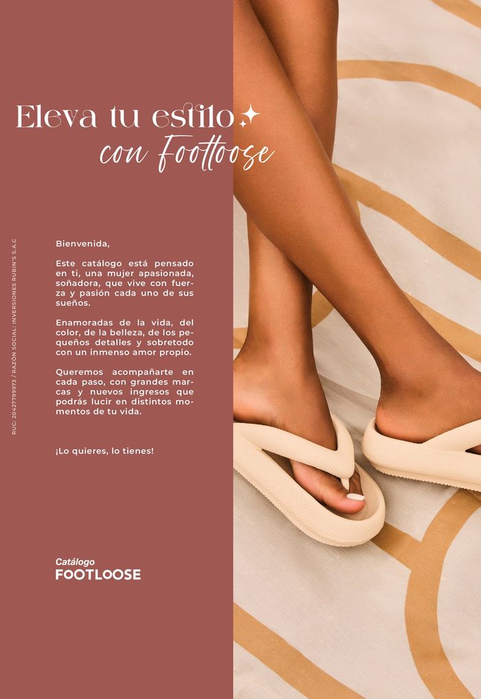 Catálogo Footloose en Callao | Eleva tu estilo Con Foottoose  | 15/4/2024 - 26/4/2024