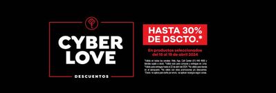 Ofertas de Viajes y ocio en Lima | Cyber Love  de Rosatel | 15/4/2024 - 19/4/2024