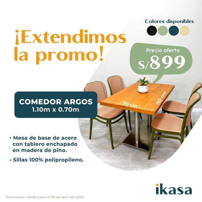 Catálogo Ikasa en Lima | Extendimos la promo! | 18/4/2024 - 30/4/2024