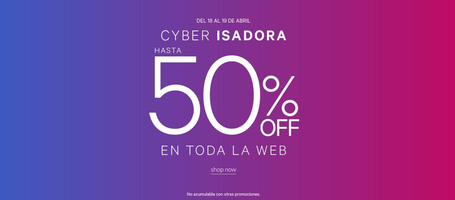 Catálogo Isadora en Cusco | Hasta 50% Off | 19/4/2024 - 19/4/2024