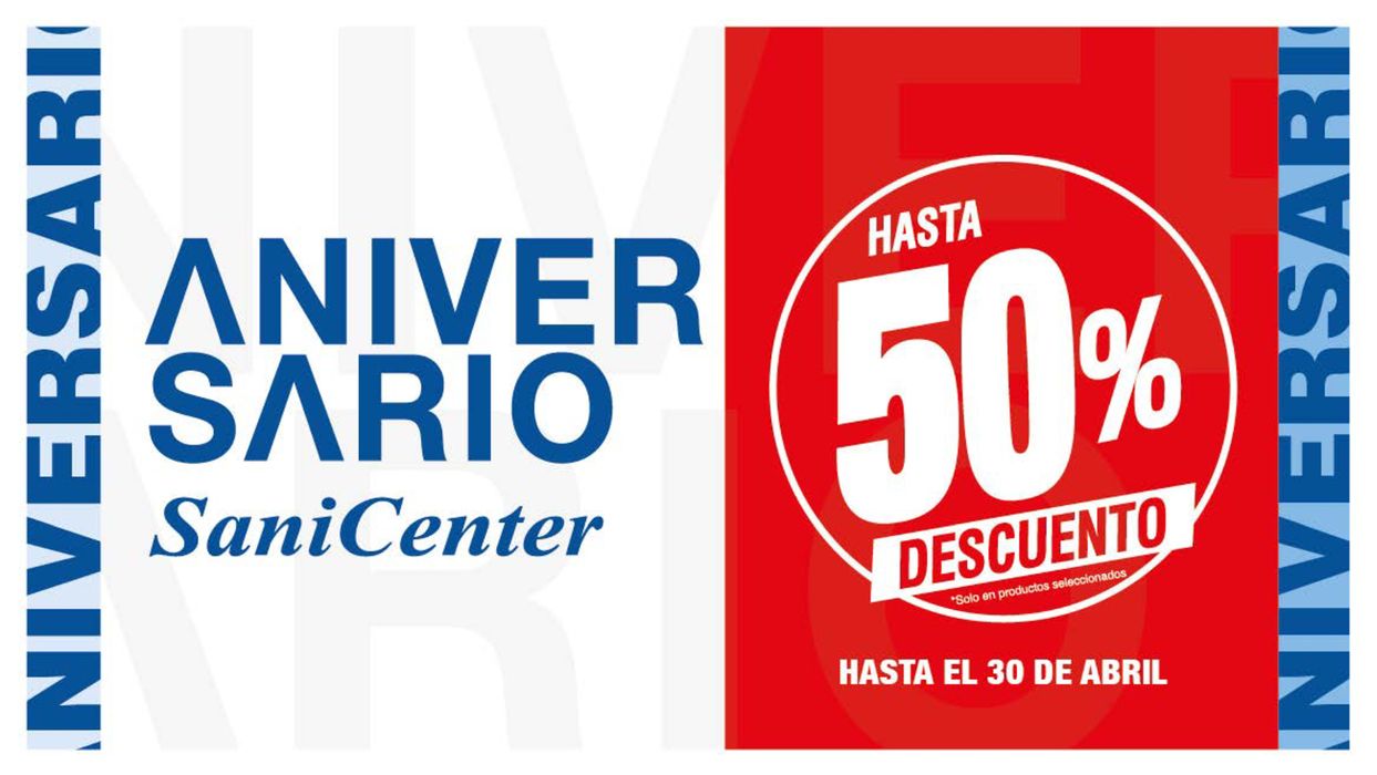 Catálogo Sanicenter en Lima | Hasta 50% Descuento  | 19/4/2024 - 30/4/2024