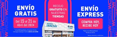 Ofertas de Ferretería y Construcción en Lima | Promociones  de Vainsa Innova | 19/4/2024 - 21/4/2024