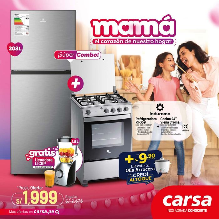 Catálogo Carsa en Tarma | Mamá es corazón de nuestro hogar | 22/4/2024 - 15/5/2024
