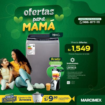 Catálogo Marcimex en Chachapoyas | Ofertas para Mamá | 22/4/2024 - 15/5/2024