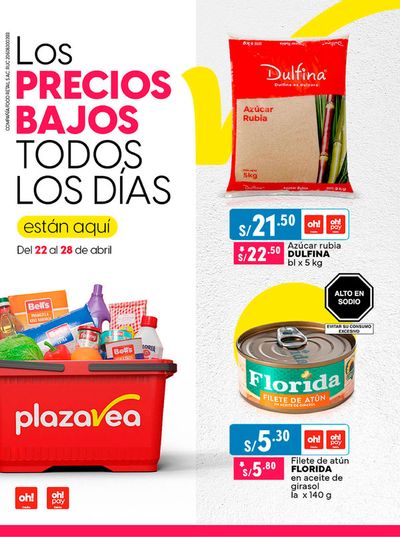 Ofertas de Supermercados | Los Precios Bajos  de Plaza Vea | 23/4/2024 - 28/4/2024