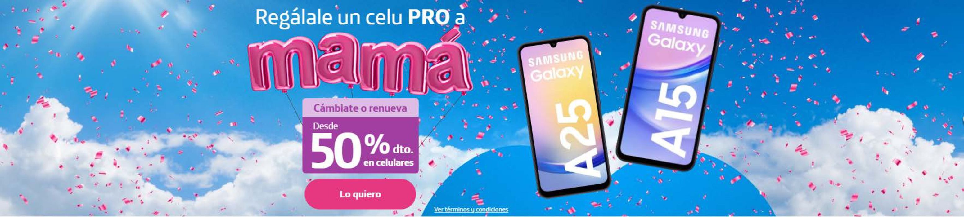 Catálogo Movistar en Huancayo | Regálale un celular Pro a mamá | 23/4/2024 - 30/4/2024