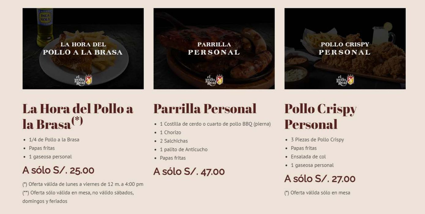 Catálogo Pollo Real en Arequipa | Promociones  | 24/4/2024 - 4/5/2024