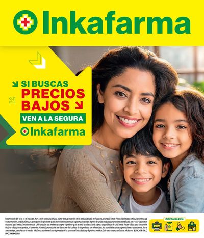 Catálogo InkaFarma en Lambayeque | Precios Bajos Mayo 2024 | 1/5/2024 - 31/5/2024