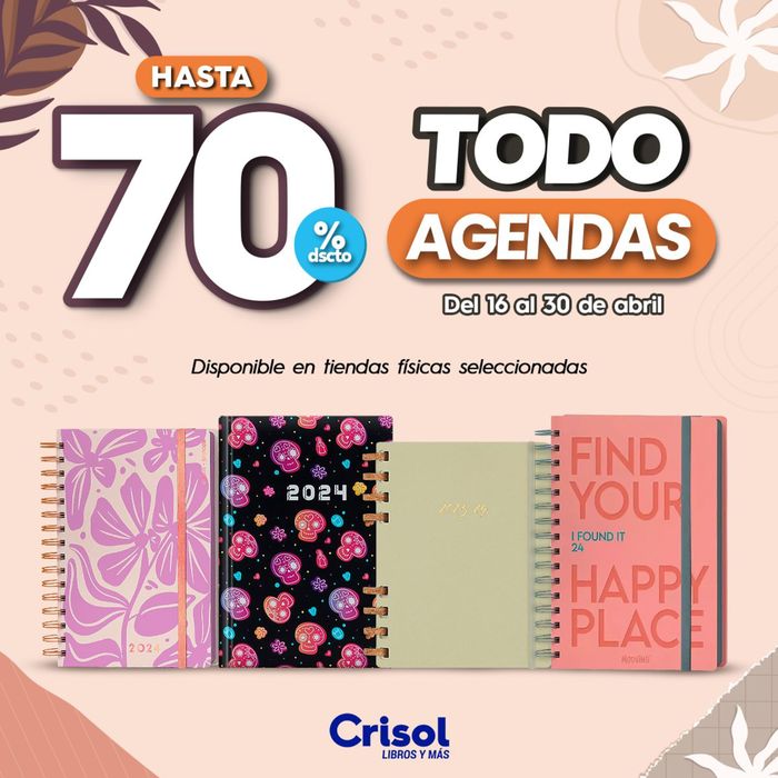 Catálogo Crisol en Lima | Hasta 70 % Dscto  | 26/4/2024 - 30/4/2024
