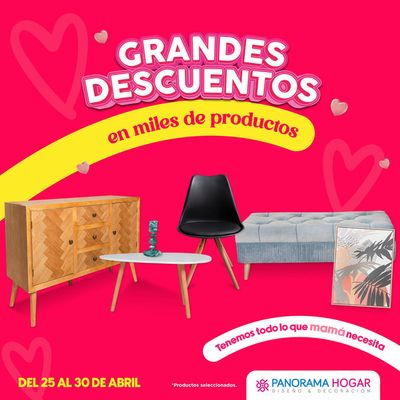 Ofertas de Hogar y muebles en Lima | Grandes descuentos de Panorama Hogar | 26/4/2024 - 30/4/2024
