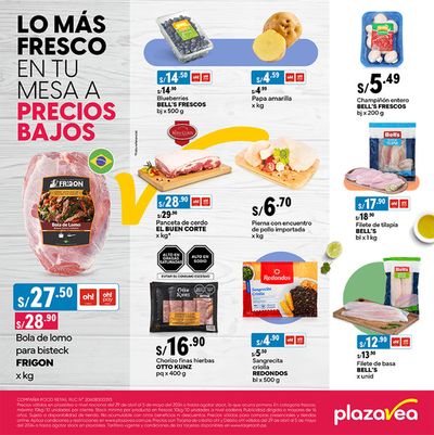Ofertas de Supermercados en Barranca | Plaza Vea AVISO SEM FRESCOS 8 de Plaza Vea | 30/4/2024 - 5/5/2024