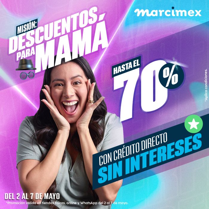 Catálogo Marcimex en Bagua Grande | Descuentos, para Mamá | 2/5/2024 - 7/5/2024