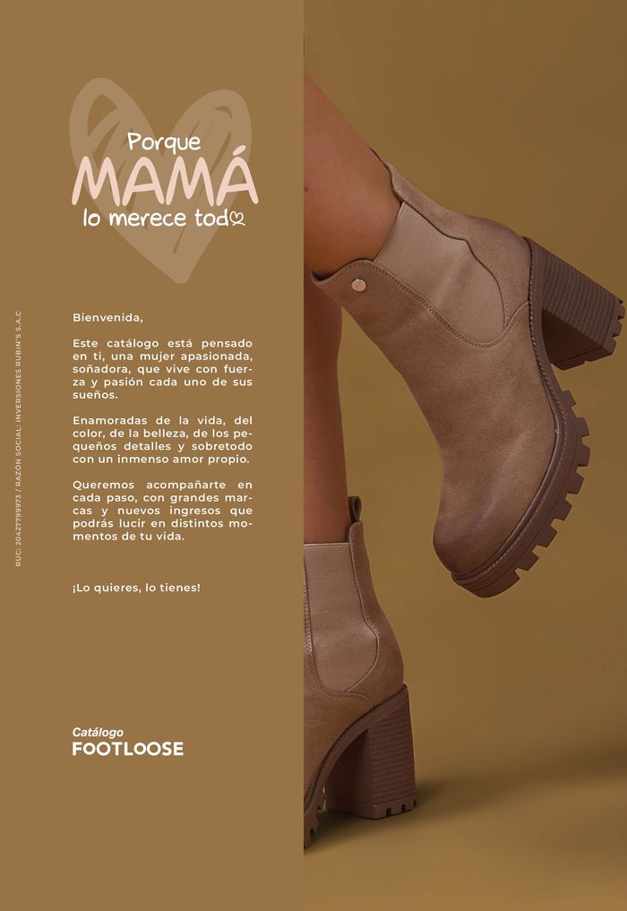 Catálogo Footloose en Lima | Por que Mamá lo merece todo | 2/5/2024 - 2/6/2024