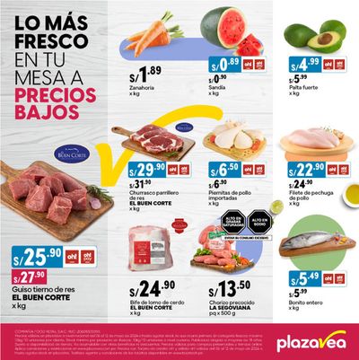 Ofertas de Supermercados en Moquegua | Lo más Fresco en tu mesa a precios Bajos de Plaza Vea | 7/5/2024 - 12/5/2024