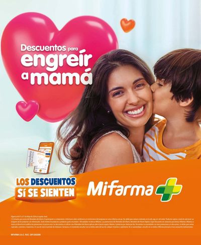 Ofertas de Salud y Farmacias en Punta Hermosa | Descuentos para engreír a mamá de Mifarma | 7/5/2024 - 31/5/2024