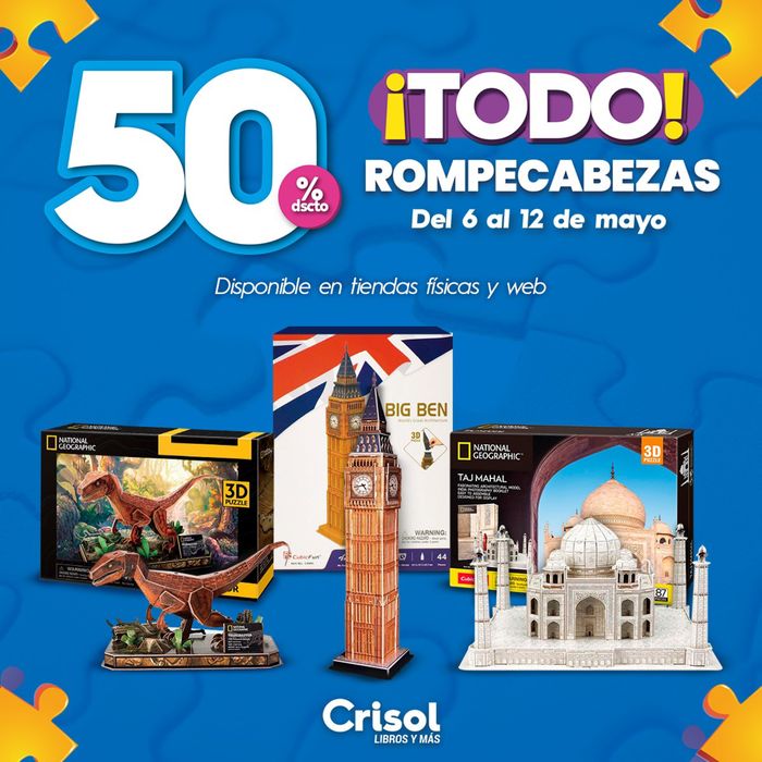 Catálogo Crisol | 50 % Dscto  | 7/5/2024 - 12/5/2024